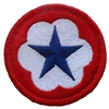 IRON ON ARMY SERVICE FORCE WAR DEPT PATCH