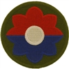 IRON ON 9th INFANTRY DIV PATCH
