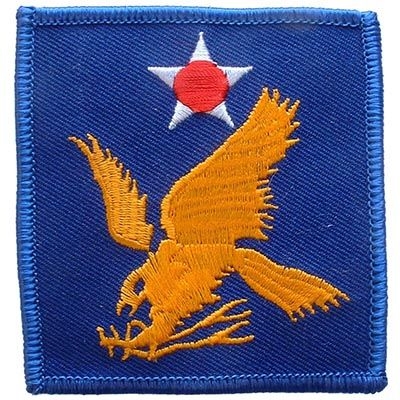 IRON ON 2ND AIR FORCE PATCH