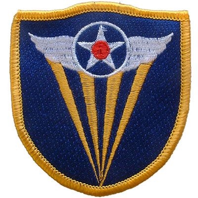 IRON ON 4TH AIR FORCE PATCH