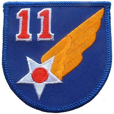 IRON ON 11TH AIR FORCE PATCH