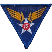 IRON ON 12TH AIR FORCE PATCH