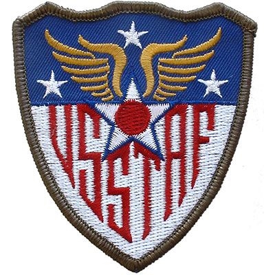 IRON ON USAF STRATEGIC AIR FORCES PATCH