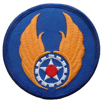 IRON ON USAF MATERIEL COMMAND PATCH