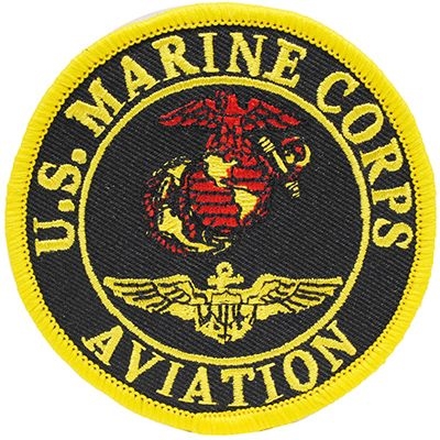 IRON ON USMC AVIATION PATCH
