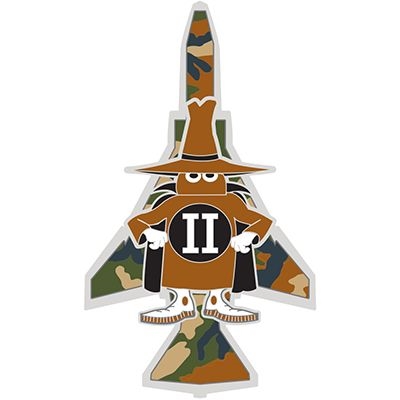 IRON ON  USAF PHANTOM II PATCH