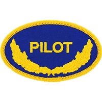 IRON ON USN OVAL PILOT PATCH
