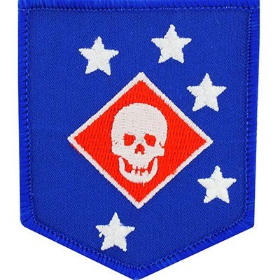 IRON ON USMC RAIDER PATCH