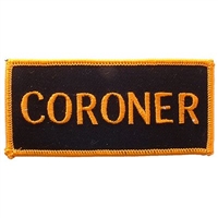 IRON ON CORONER TAB PATCH