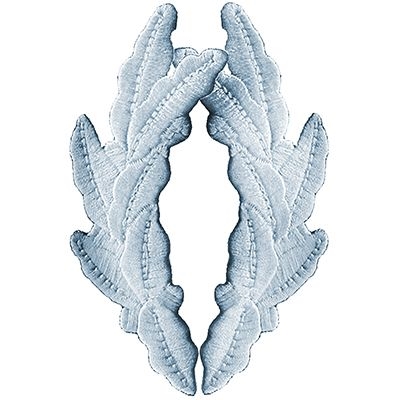 IRON ON 2pc SCRAMBLED EGGS  SILVER PATCH