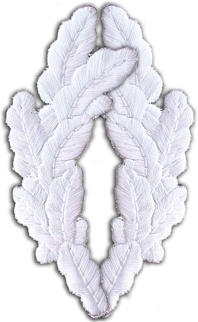 IRON ON 2pc SCRAMBLED EGGS WHITE PATCH