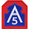 IRON ON 5th ARMY PATCH