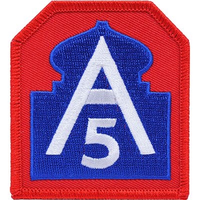 IRON ON 5th ARMY PATCH