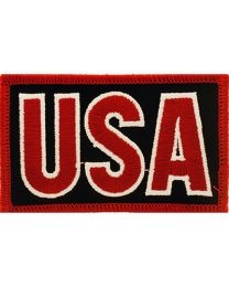 IRON ON USA LETTERS PATCH