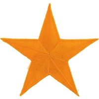 IRON ON GOLD STAR PATCH