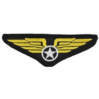 IRON ON TOP GUN WINGS PATCH