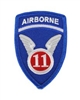 IRON ON 11th AIRBORNE PATCH