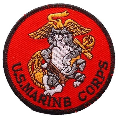 IRON ON USMC TOMCAT PATCH