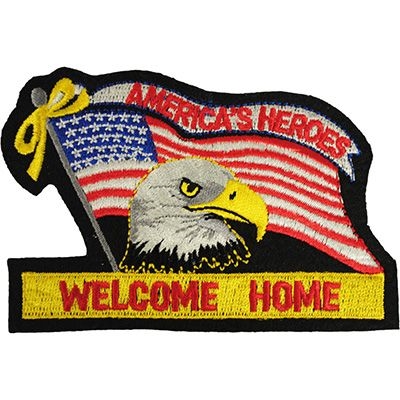 IRON ON WELCOME HOME PATCH