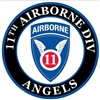 IRON ON 11th AIRBORNE ANGELS PATCH