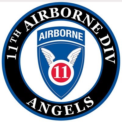 IRON ON 11th AIRBORNE ANGELS PATCH