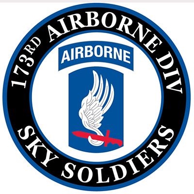 IRON ON173rd AIRBORNE SKY SOLDIERS PATCH