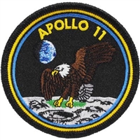 IRON ON APOLLO 11 PATCH