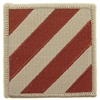 IRON ON 3rd INFANTRY DIV DESERT PATCH