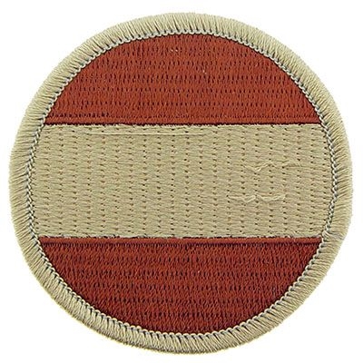 IRON ON GROUND FORCES FORSCOM DESERT PATCH