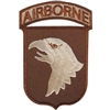 IRON ON 101st AIRBORNE DESERT PATCH