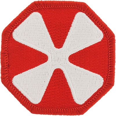 IRON ON 8th ARMY PATCH