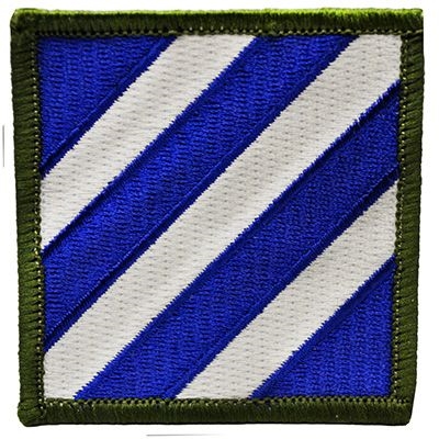 IRON ON 3rd INFANTRY DIV PATCH