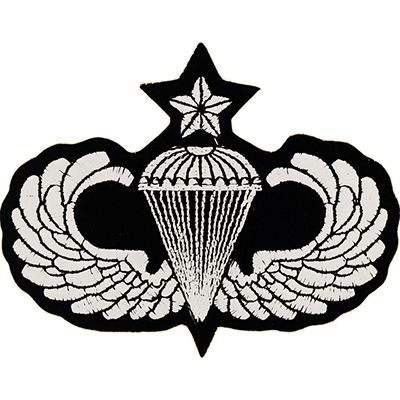 IRON ON SENIOR PARACHUTIST PATCH