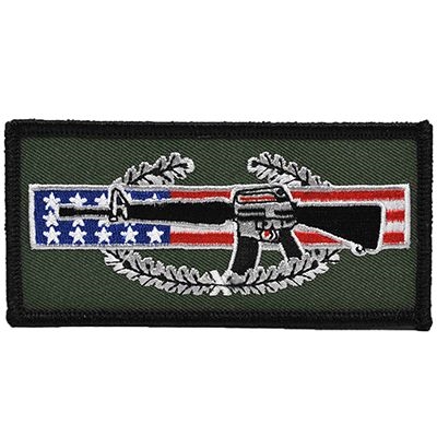 IRON ON USA COMBAT INFANTRY PATCH