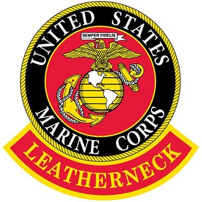 IRON ON  USMC EATHERNECK PATCH