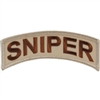 IRON ON SNIPER TAB DESERT PATCH