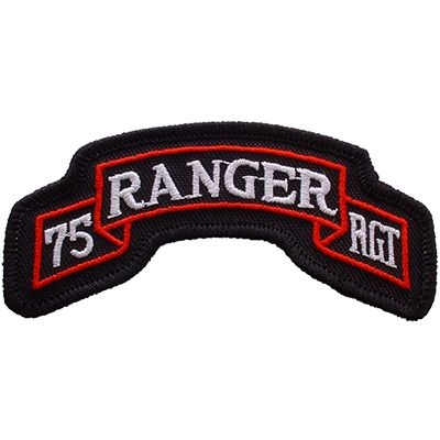 IRON ON 75TH RANGER REGIMENT PATCH