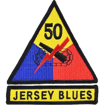 IRON ON 50th ARMORED DIV PATCH