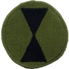 IRON ON 7th INFANTRY DIV SUBDUED PATCH