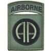 IRON ON 82nd AIRBORNE SUBDUED PATCH