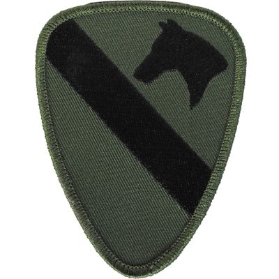 IRON ON 1st CAVALRY SUBDUED PATCH