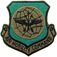 IRON ON AIR MOBILITY COMMAND PATCH SUBDUED