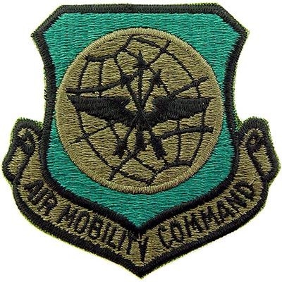 IRON ON AIR MOBILITY COMMAND PATCH SUBDUED