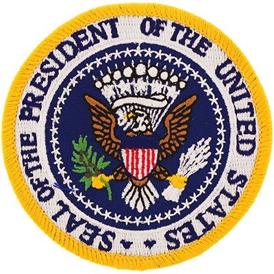 IRON ON USA PRESIDENTIAL SEAL PATCH