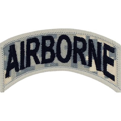 IRON ON ARMY DIGITAL CAMO AIRBORNE PATCH