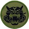 IRON ON ARMY TANK DESTROYER SUBDUED PATCH