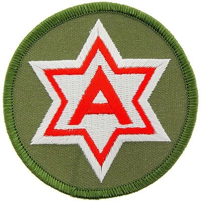 IRON ON 6th ARMY PATCH