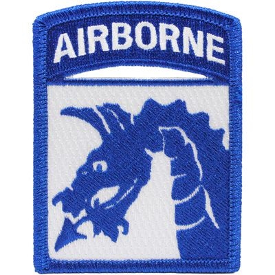 IRON ON 18TH AIRBORNE AMPHIBIOUS PATCH