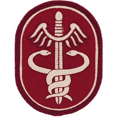 IRON ON ARMY HEALTH SERVICE PATCH