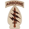 IRON ON SPECIAL FORCES AIRBORNE DESERT PATCH